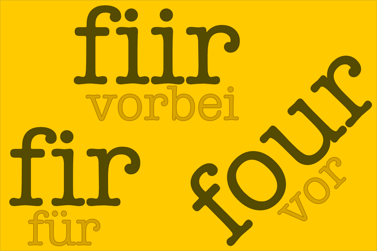 fir, fiir, four